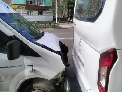 В Стерлитамаке госпитализировали двух пассажиров после автобусного ДТП